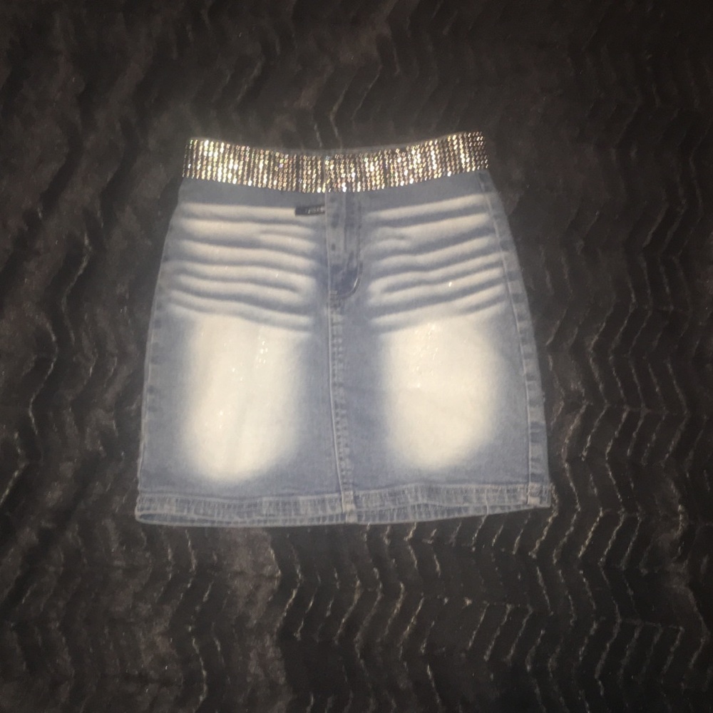 Denim Mini Skirt